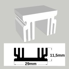 LP-55 Alüminyum Led Soğutucu 150cm