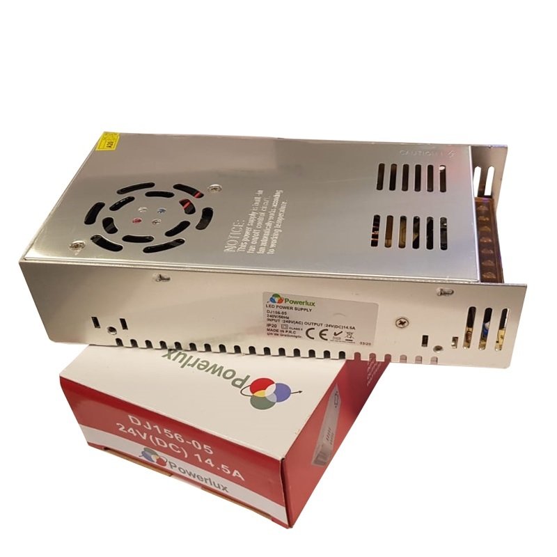 24 Volt Powerlux Adaptör Çeşitleri 24V 14,5A   350W