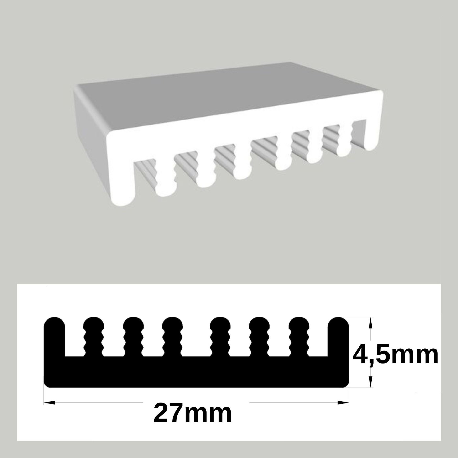 LP-455 Alüminyum Led Soğutucu 64cm