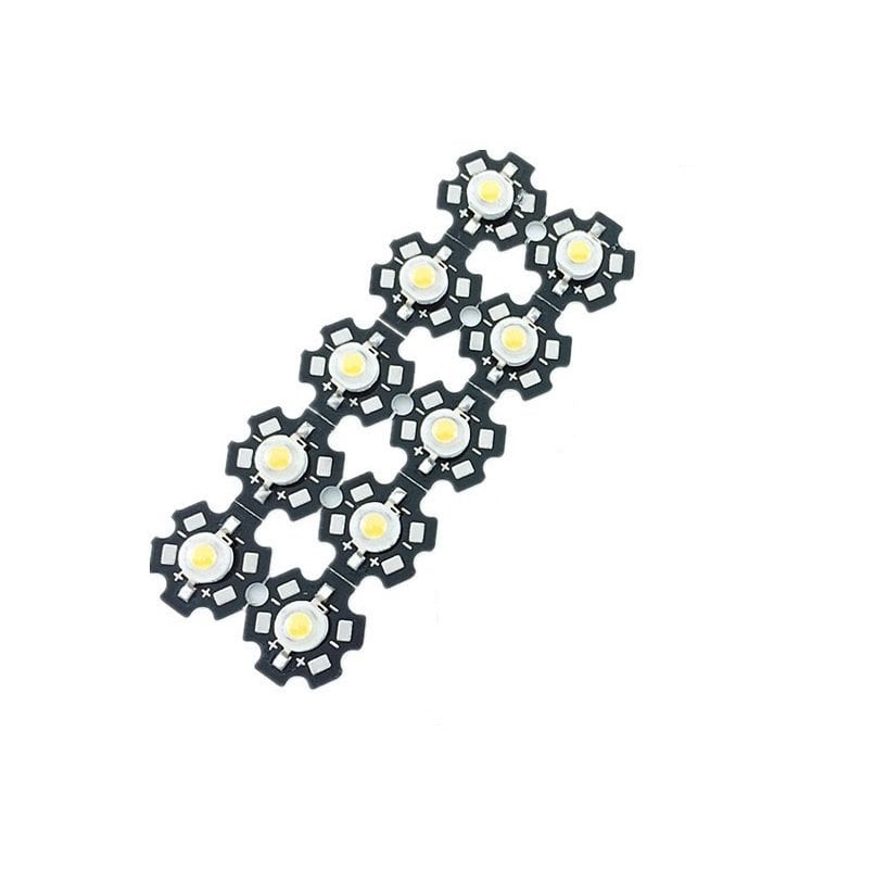 1 Watt 350mA PCB li Power Led Çeşitleri 2000K Amber