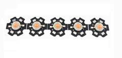 3 Watt 700mA PCB li Power Led Çeşitleri Deep Red 650-670nm
