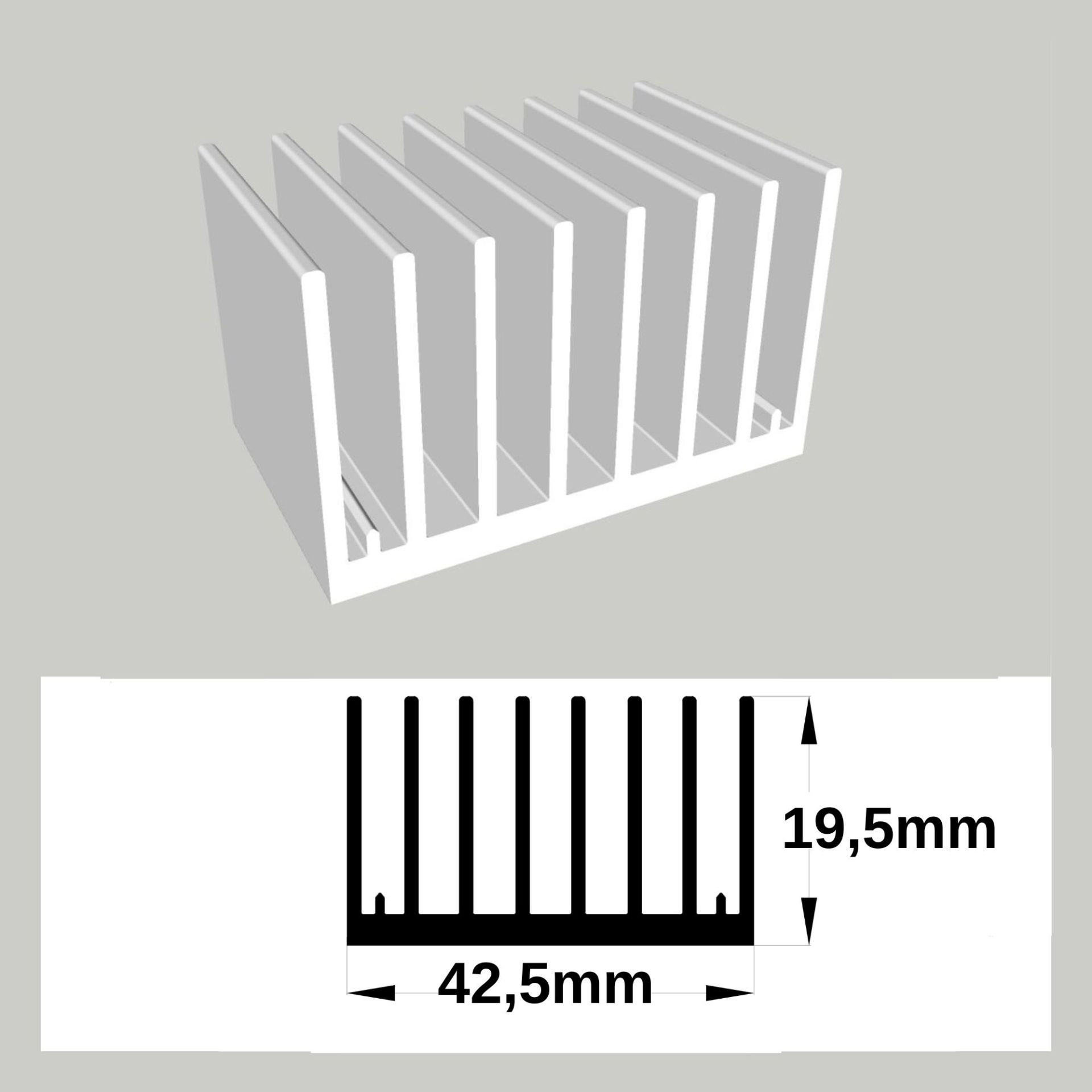 LP-350 Alüminyum Led Soğutucu 96cm