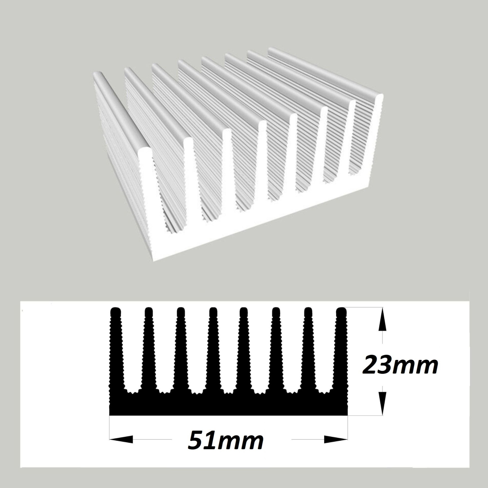 LP-351 Alüminyum Led Soğutucu 96cm