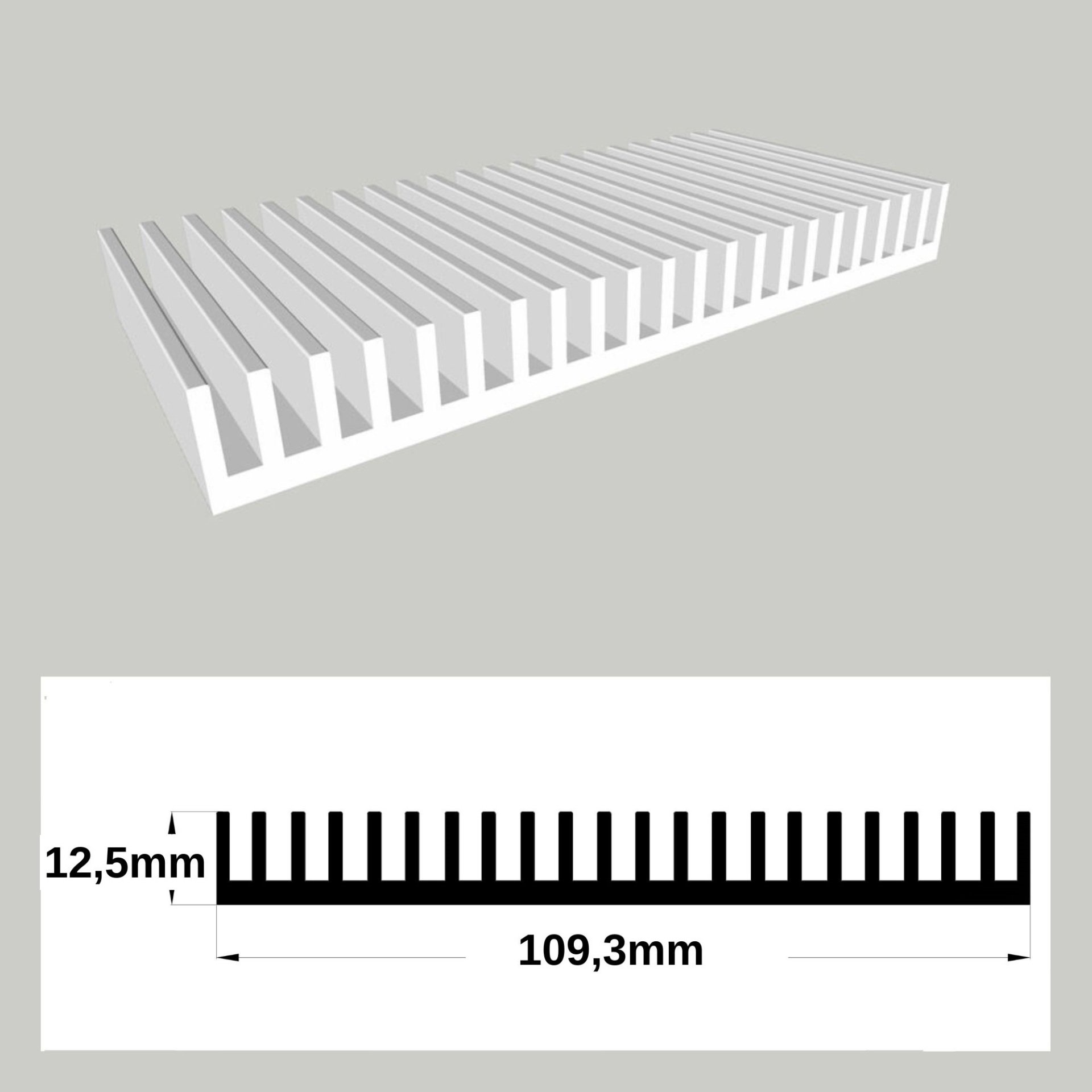 LP-695 Alüminyum Led Soğutucu 24cm