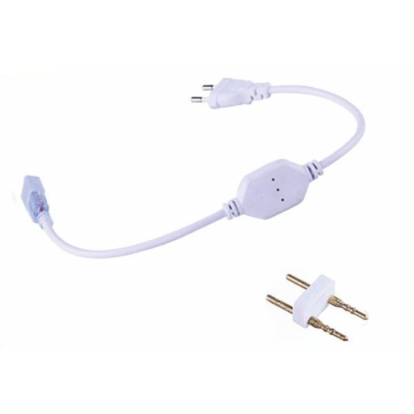 220V Şerit Led Fişleri Tek Renk