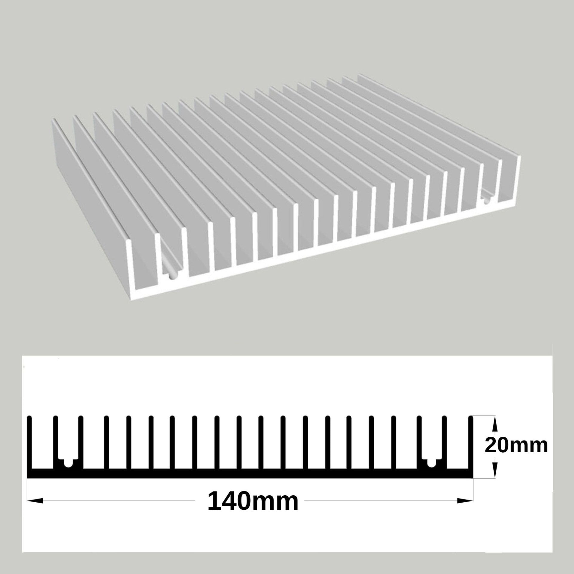 LP-164 Alüminyum Led Soğutucu 100cm