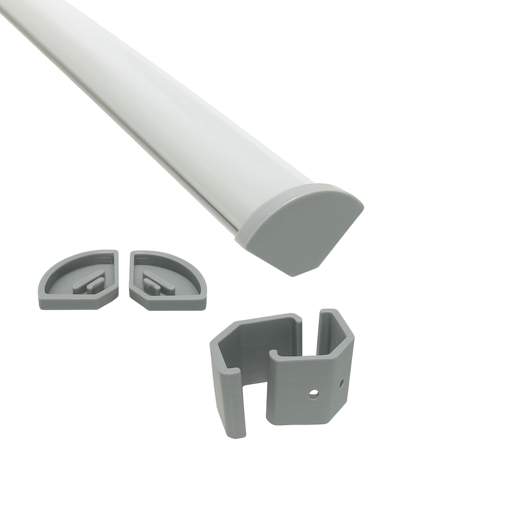 LP-4545 45 Derece Köşe Lineer Led Bar Kasa