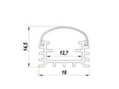 LP-005 Led Kanallı Lineer Led Bar Kasa