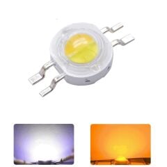 2x3 Watt Beyaz+Sarı Çift Renk Power Led