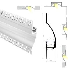 LP-660 Trimless İndirekt Sıva Altı Led Profili