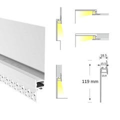 LP-650 Trimless Sıva altı Gizli Işık Profili