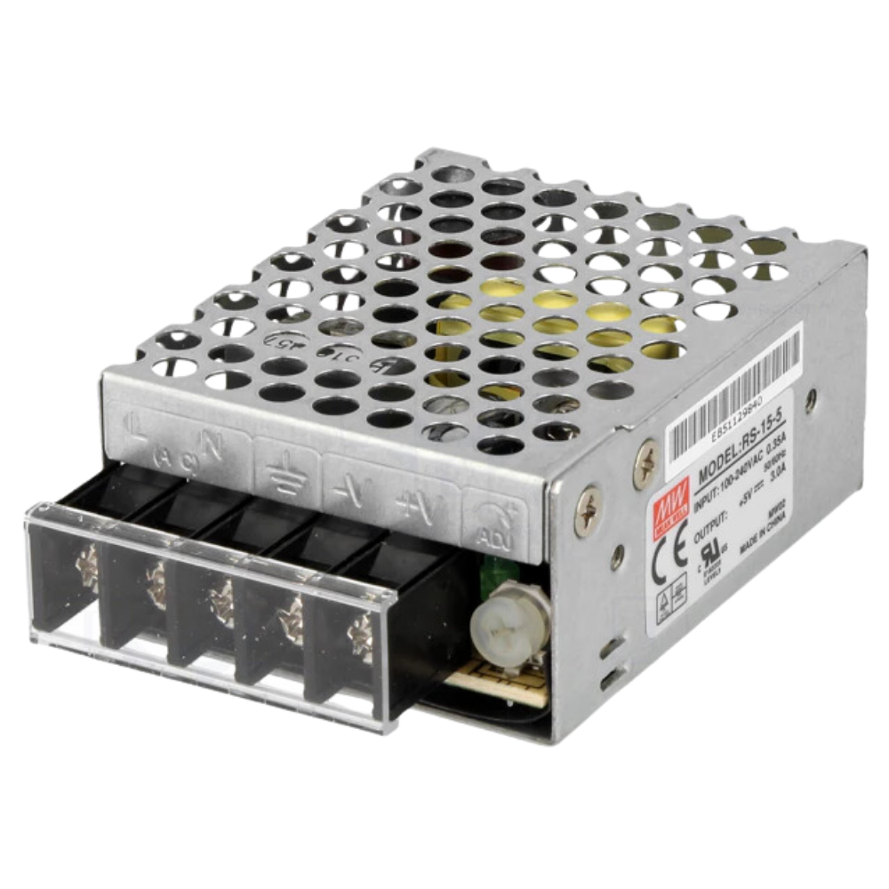 Mean Well RS-15-5 5 Volt 0-3 Amper Adaptör