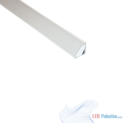 LP-4545 Beyaz Boyalı 45 Derece Köşe Lineer Led Bar Kasa