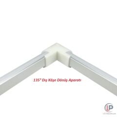 4x1 Metre LP-4545 45 Derece Açılı Lineer Led Bar Kasa Set