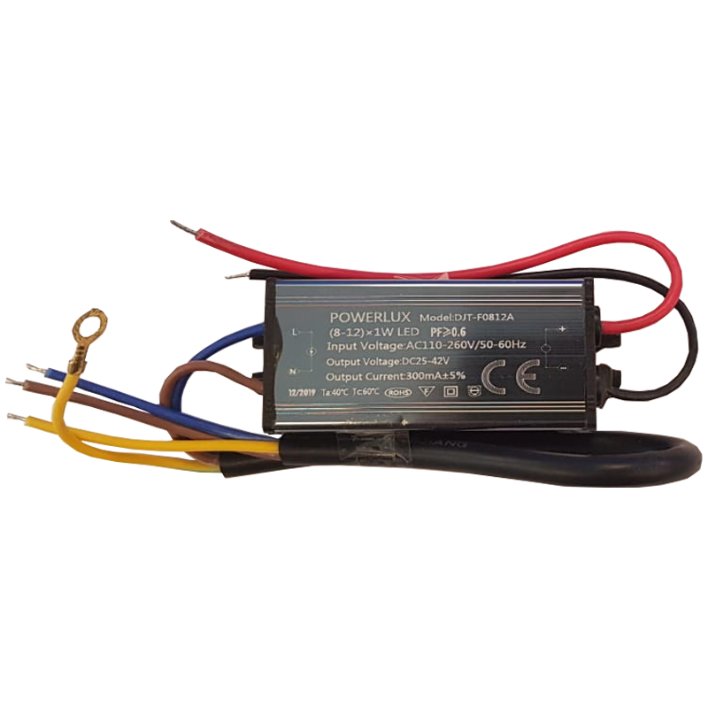 1-36x1 Watt 350mA IP67 Led Driver Çeşitleri 8-12x1 Watt