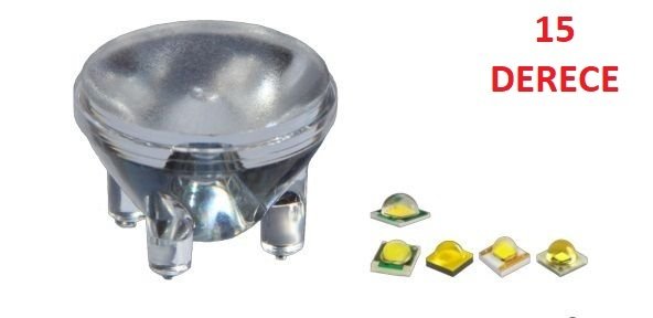 SMD 3535 Led İçin Nude Lens Çeşitleri 15 Derece