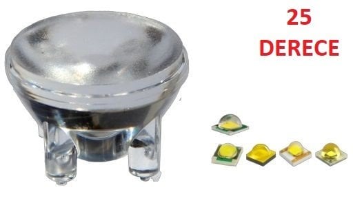 SMD 3535 Led İçin Nude Lens Çeşitleri 25 Derece