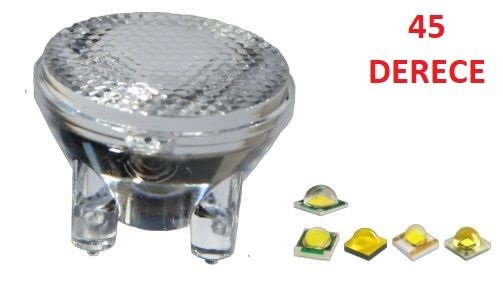 SMD 3535 Led İçin Nude Lens Çeşitleri 45 Derece