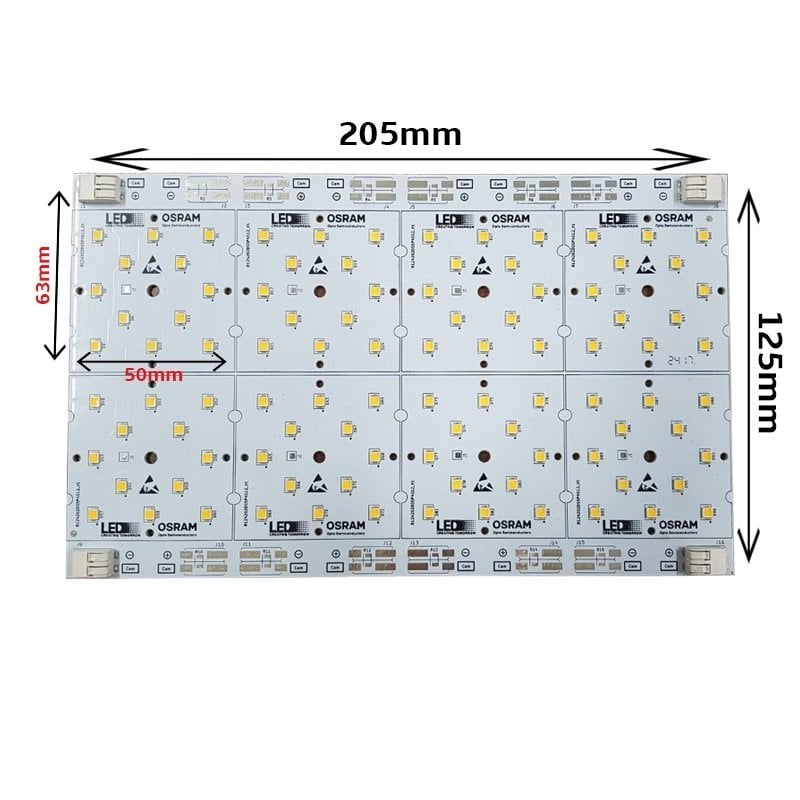 96x1 Watt Osram 3030 Ledli 205x125mm Modül