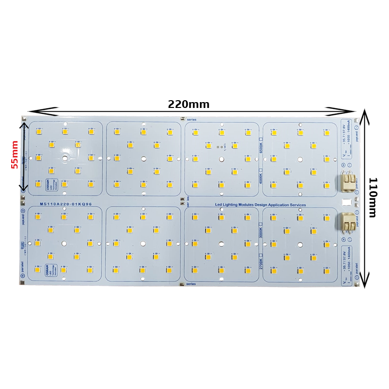 96x1 Watt Philips 3030 Ledli 220x110mm Modül