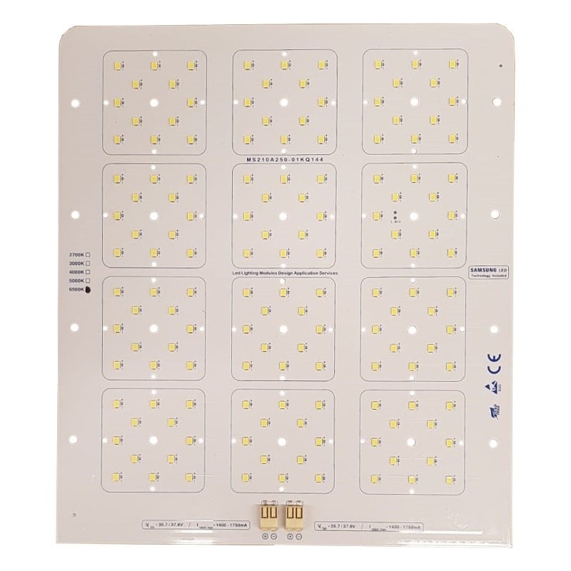 144x1 Watt Osram 2835 Ledli Modül 210x240mm Projektör PCB