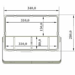 LP-R2 Led Projektör Boş Kasa Takım 200W
