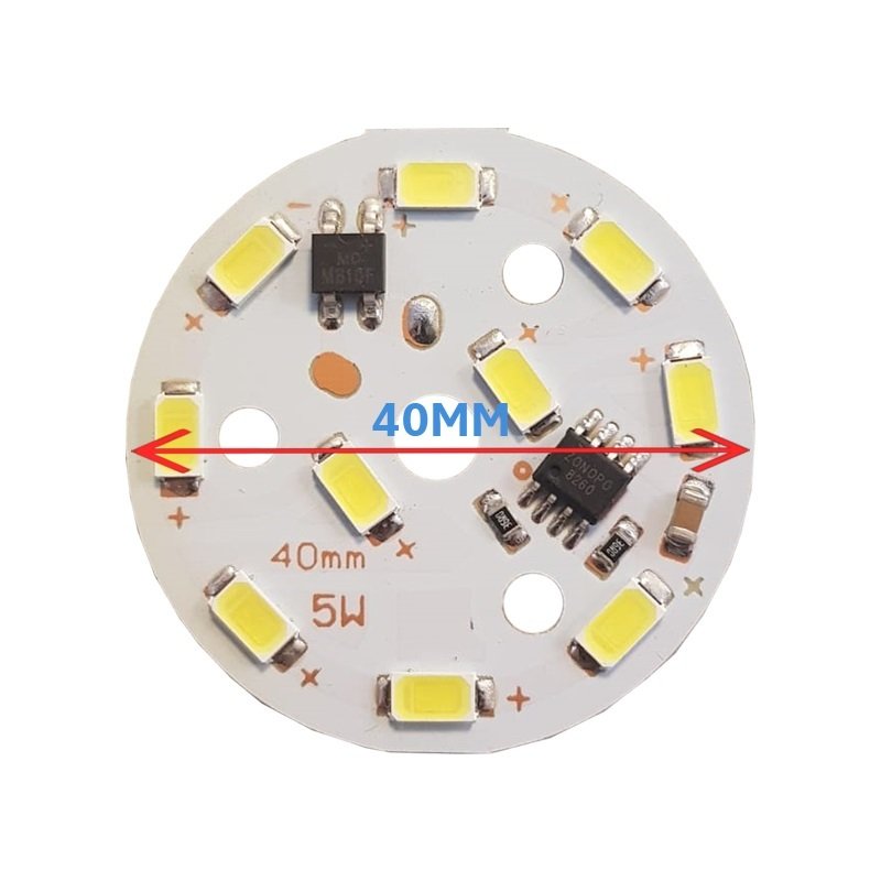 220 Volt 5 Watt SMD 5630 Ledli Hazır Led Modül 40MM