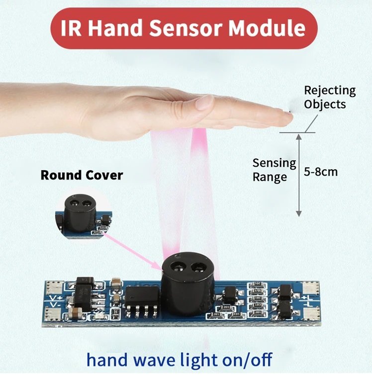 5-24 Volt Led Sensör Anahtar IR Mesafe Sensör